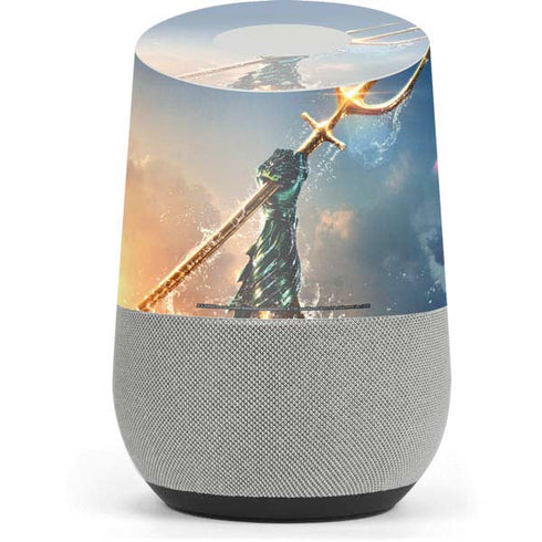 DC Comics Aquaman Movie Poster Trident Google Home Skin